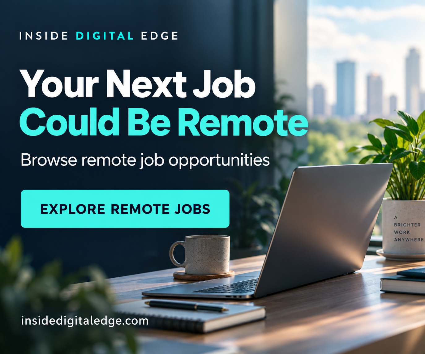 Your next job could be remote. Browse remote job opportunities on Inside Digital Edge.